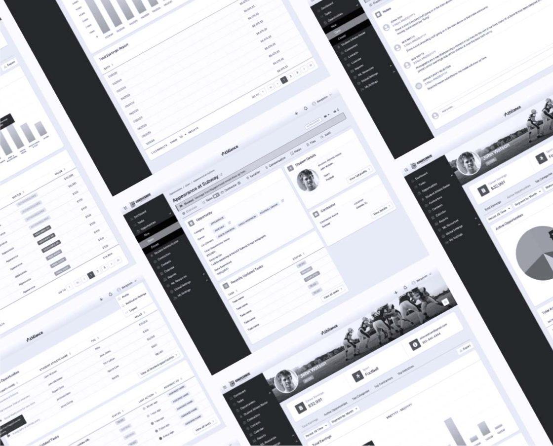 App and Strategy mockups