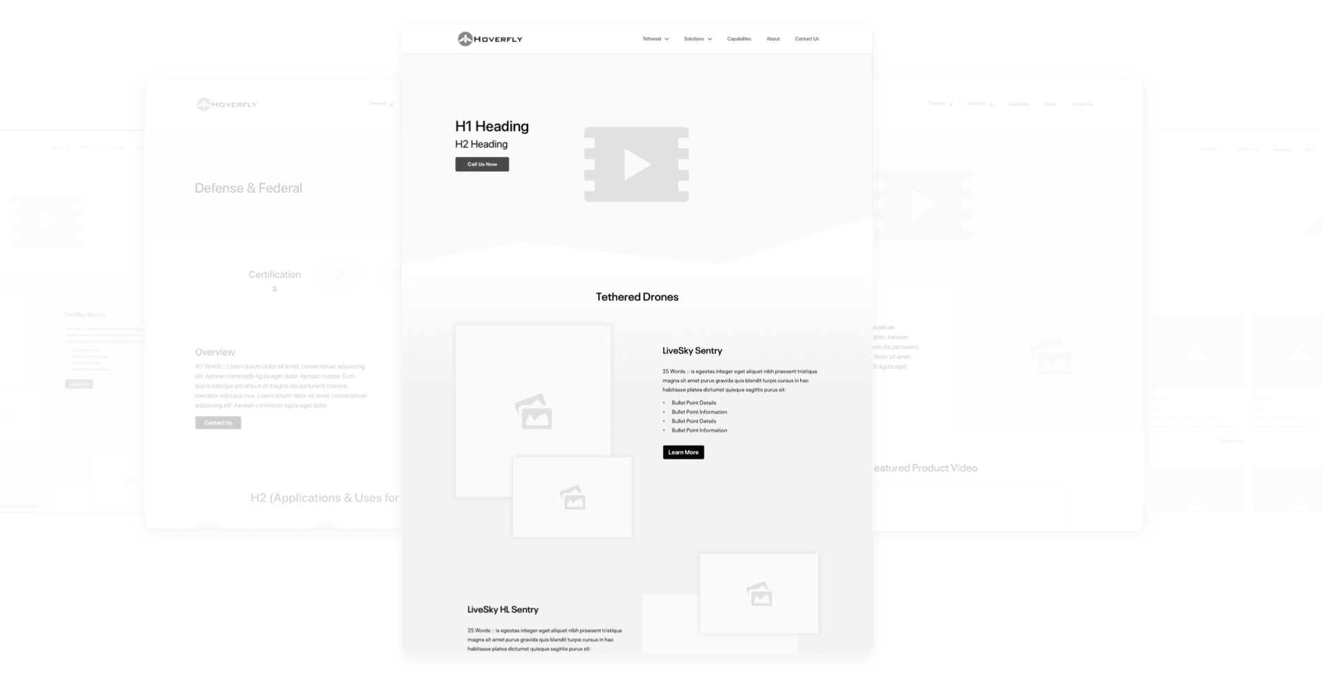 Hoverfly Wireframes