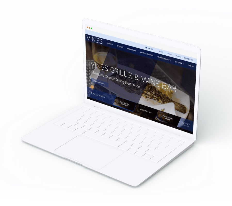 Vines Grille on macbook
